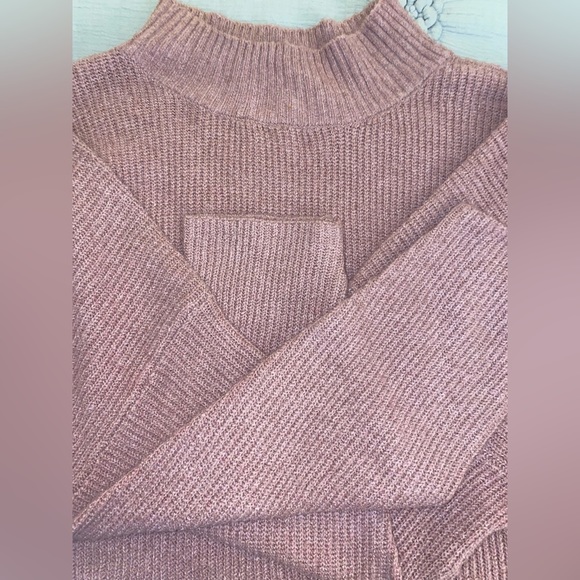 BP. Women's Ribbed Mock Neck Pullover Sweater - Picture 6 of 9